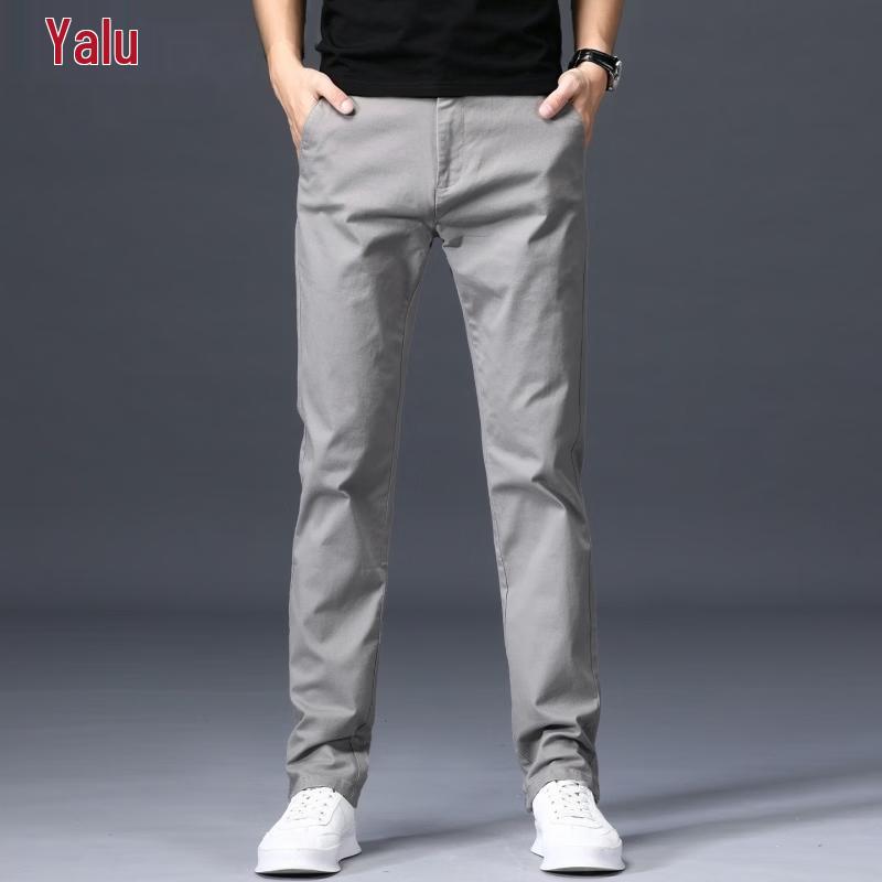 Yalu Men s Summer Business Casual Straight Leg Pants 31