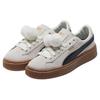 Puma Suede Platform Comfortable Simple Low Top Sneakers Women Sneakers Off-White Black 391902-01