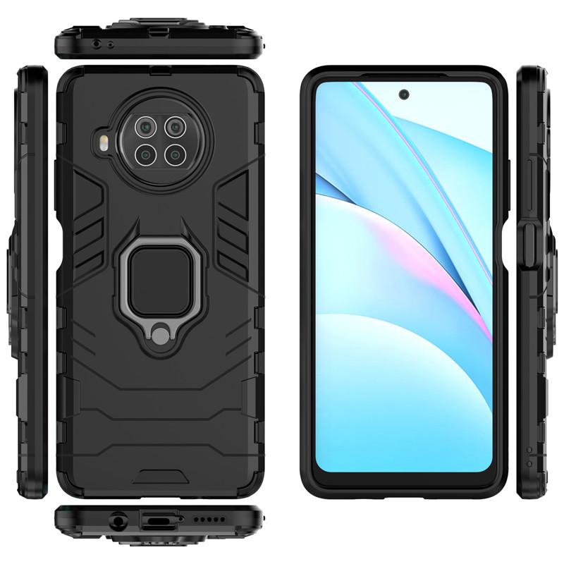 Dla Etui Xiaomi Mi 10T Lite Etui Dla Mi 10T Lite Capas Wstrząsoodporny Stojak z Pierścieniem na Telefon Magnetyczne Etui Dla Xiaomi Mi 10 Lite Fundas