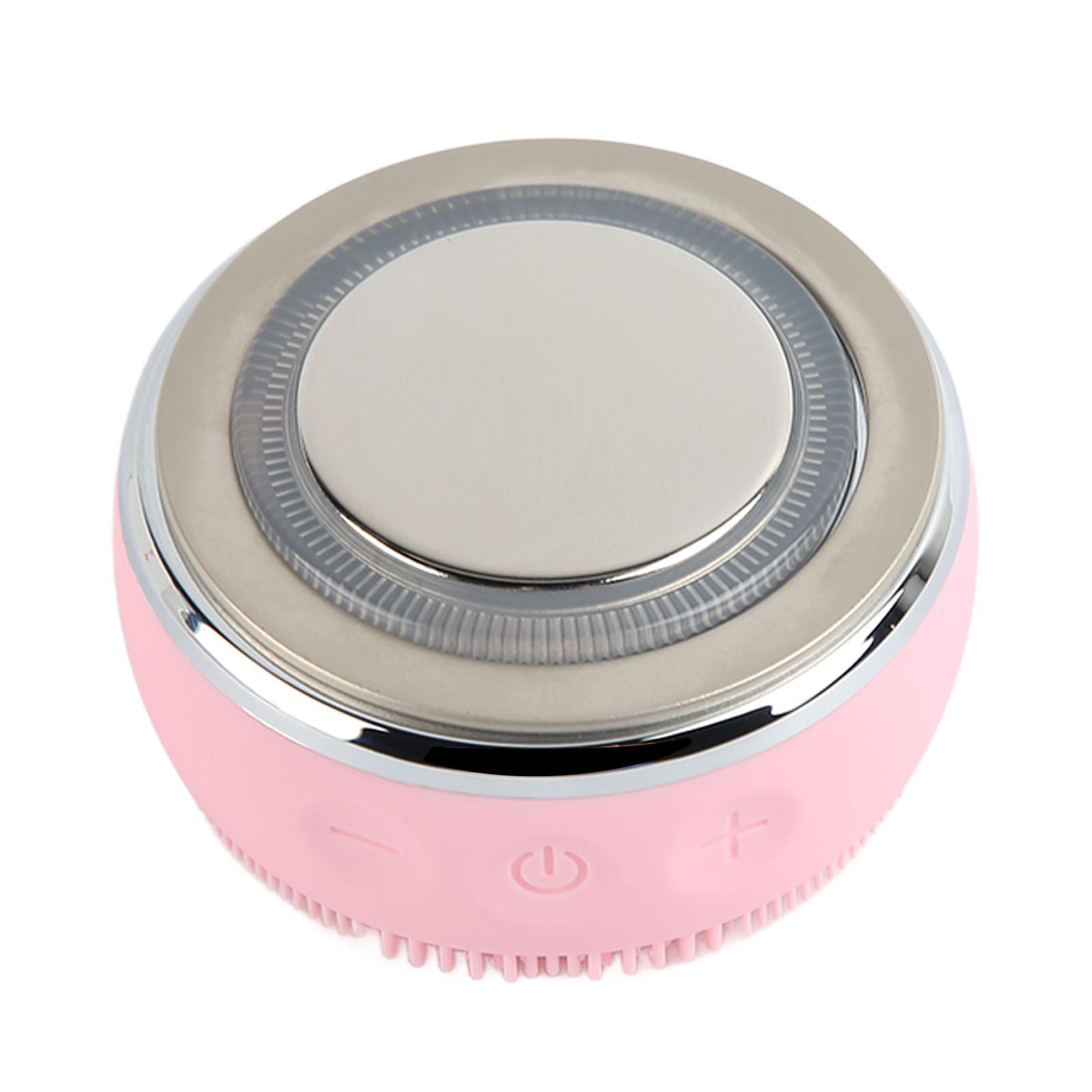 

Устройство для очистки лица, отшелушивающее многофункциональное вибрационное устройство с горячим компрессом для красоты кожи розовый