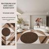Luxury British Retro Non-Slip Living Room Carpet with High-End Loop Pile