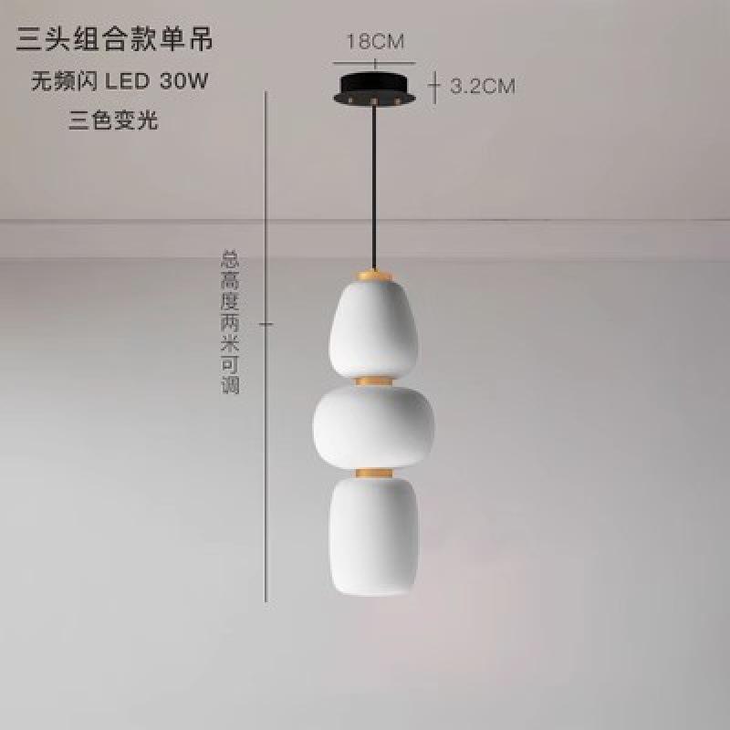 Modern Milky White Glass Pendant Lamp Nordic LED Dining Table Hanging Lamp Living Room Kitchen Bedroom Glass Ball Pendant Light