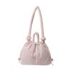 Lässige große Puffer-Tragetasche Designer-gepolsterte Nylon-Handtaschen für Damen mit geknotetem Riemen Schulter-Crossbody-Taschen Warm