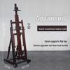 Adjustable Beech Wood Easel: Floor & Tabletop Folding Stand for Sketching & Oil Painting