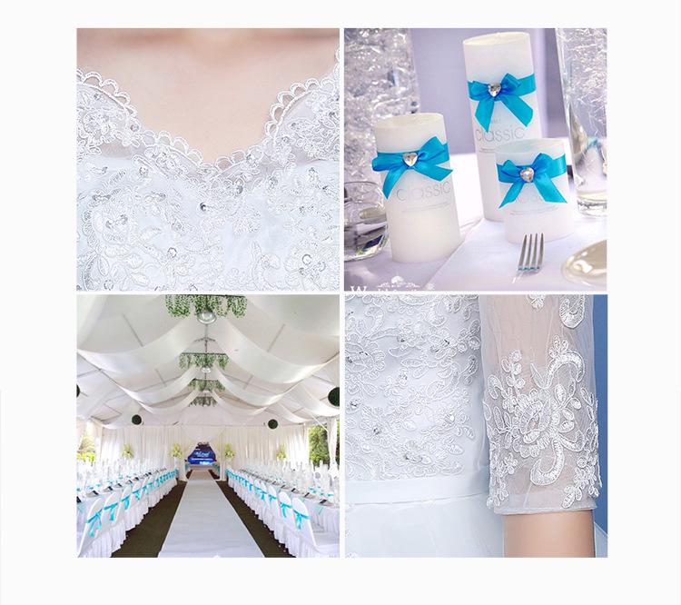 2025 Off-the-Shoulder Korean Plus Size Floor-Length Wedding Dress B55
