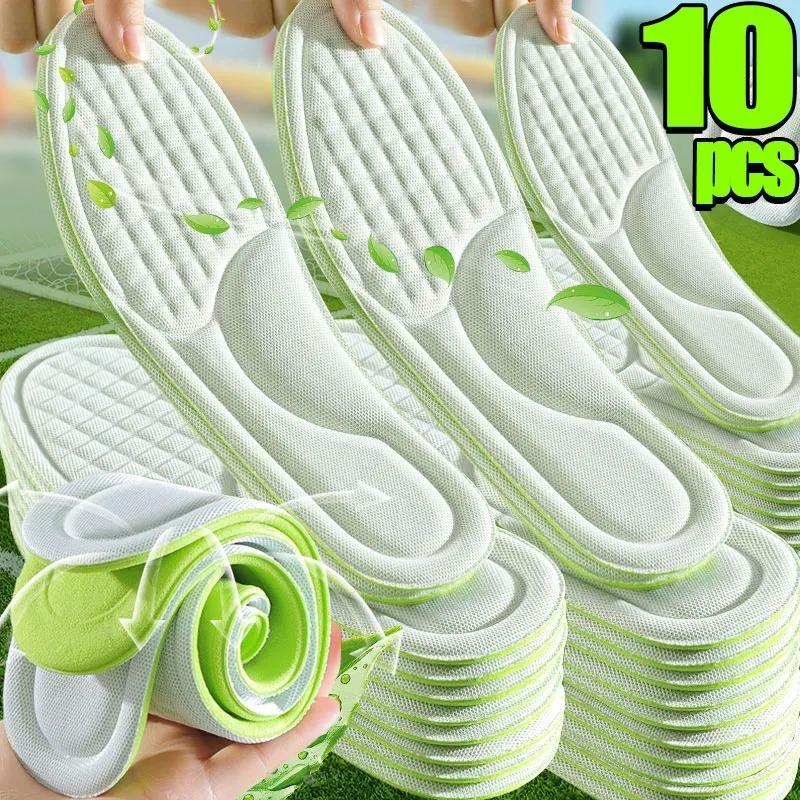 Erkek ve Kadınlar İçin Yumuşak Hafızalı Köpük Ortopedik Tabanlık Koku Giderici Anti-Odor Spor Tabanlıkları Ter Emici Ayakkabı Yastığı