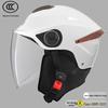 Certified Universal Half Helmet for Men & Women - Summer Sun Protection, All Seasons Motorcycle Use