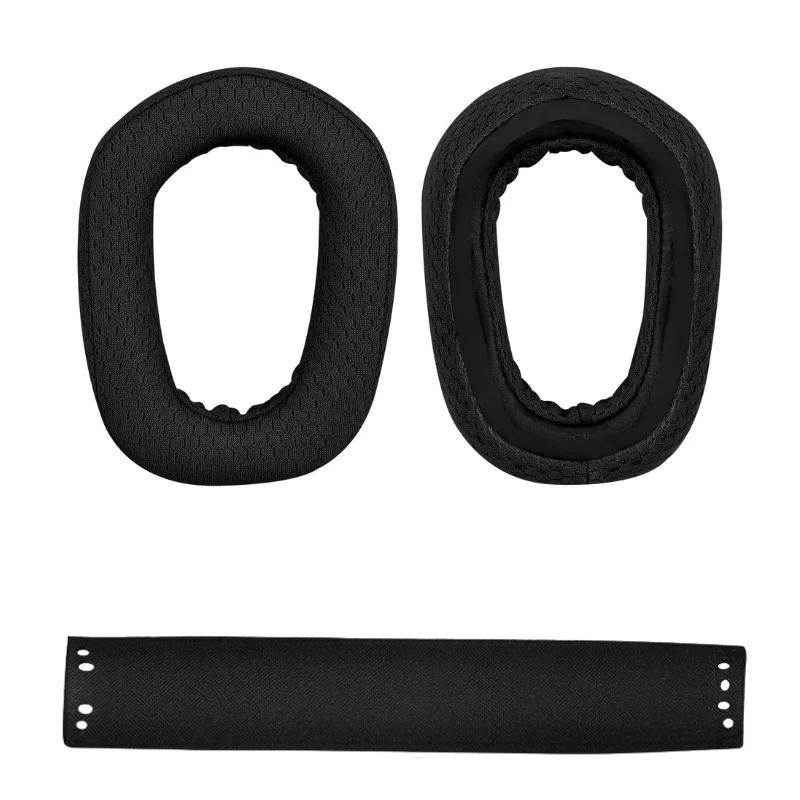 Replacement Ear Pads Cushions for Logitech G435 Headphone Softer Protein Leather Earpads