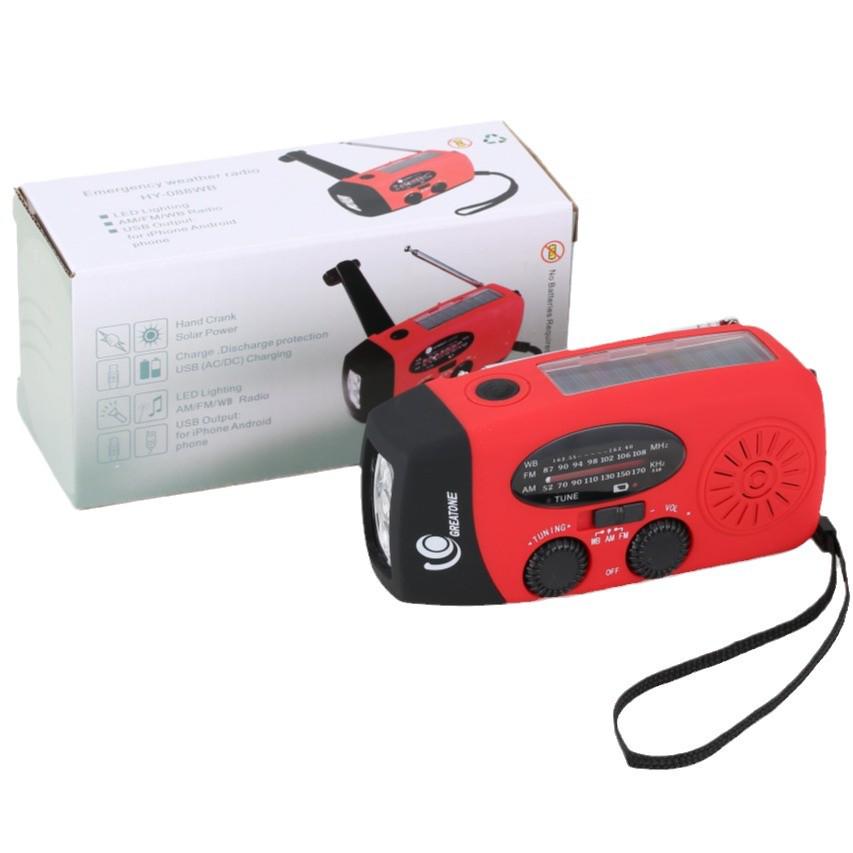 Rechargeable Portable Multi-band AM/FM Shortwave Stereo Radio