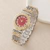 Jewelry Diamond-Set Roman Numerals Simple Watch Women'S Bracelet Watch Set Women'S Watch