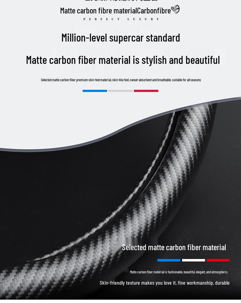 Universellt Rattöverdrag i Kolfiber för Proton- och Perodua-bilar