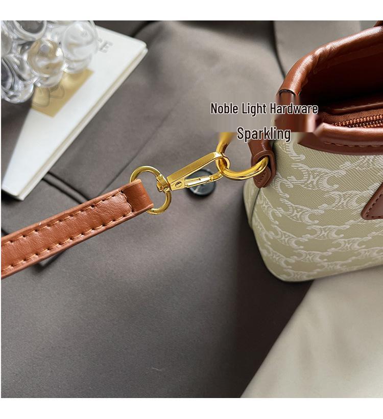 Mångsidig tryckt hinkhandväska i koreansk stil 2025