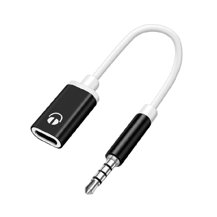 Type C to 3.5mm Auditory Converter Cable Durability for Seamlessly Auditory Experience on Mobile Devices
