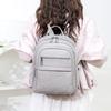 Letter embossed backpack large capacity student backpack