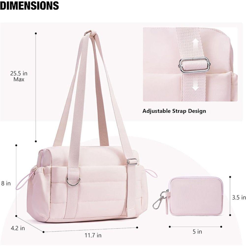 Gym Bag Large Travel Duffel Bag for Women Water-Resistant Sport Bags with Wet Pocket Fitness Training Bag Luggage Bag