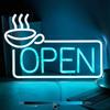 Coffee OPEN Neon Sign LED Light Coffees Bar Decor USB Powered Adjustable Brightness Coffee Station Coffee Lovers Birthday Gift