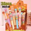 36Pcs Capybara Colorful Bead Decorative Pen, Student Office School Wrting Tool, Birthday&Party Favors, 0.5mm Black Pen Refills Fine Point, Lightw