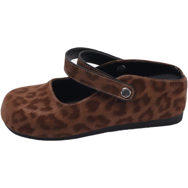 French sweet Mary Jane shoes for women's 2025 new models can be worn twice, and the inner height of the bag head slippers increases for small peo