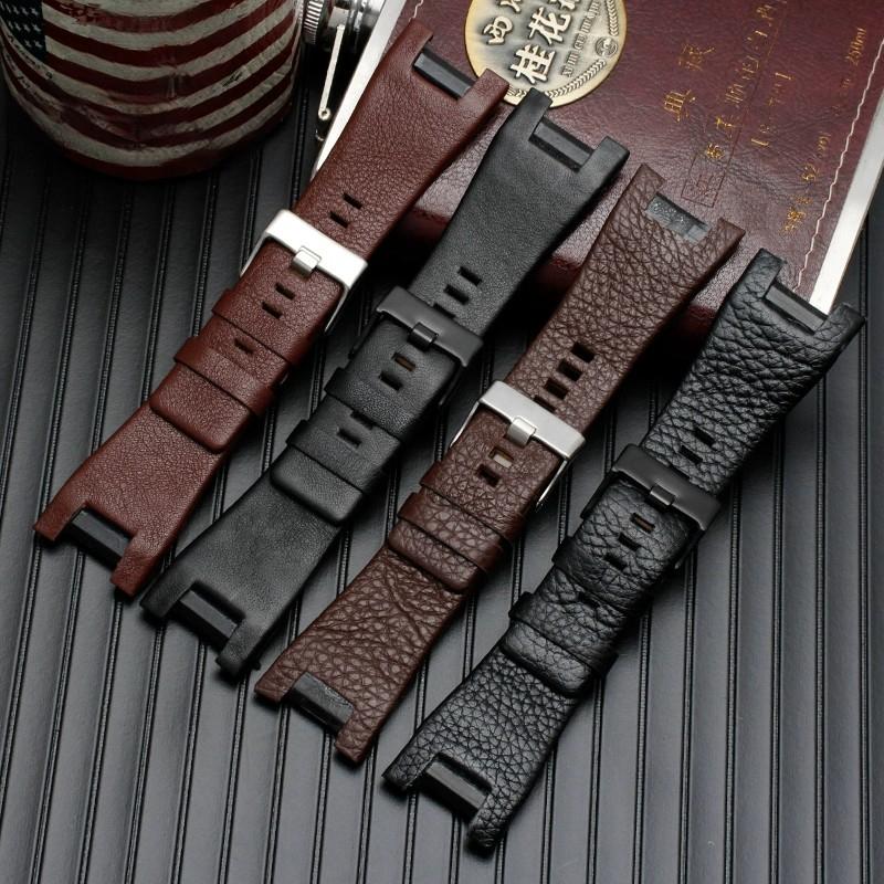 Concaaf Echt lederen horlogebandje Voor Diesel DZ1216 DZ1273 DZ4246 DZ4247 DZ287 horlogeband heren koeienhuid horlogebandje armband