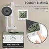 Digital Bathroom Wall Clock Shower Timer Waterproof For Water Spray LCD Screen Watch Temperature Humidity Clock For Shower Room