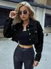 Chaqueta Vaquera Transfronteriza para Mujer - Estilo INS Europeo y Americano, Chaqueta Corta de Moda Versátil Casual