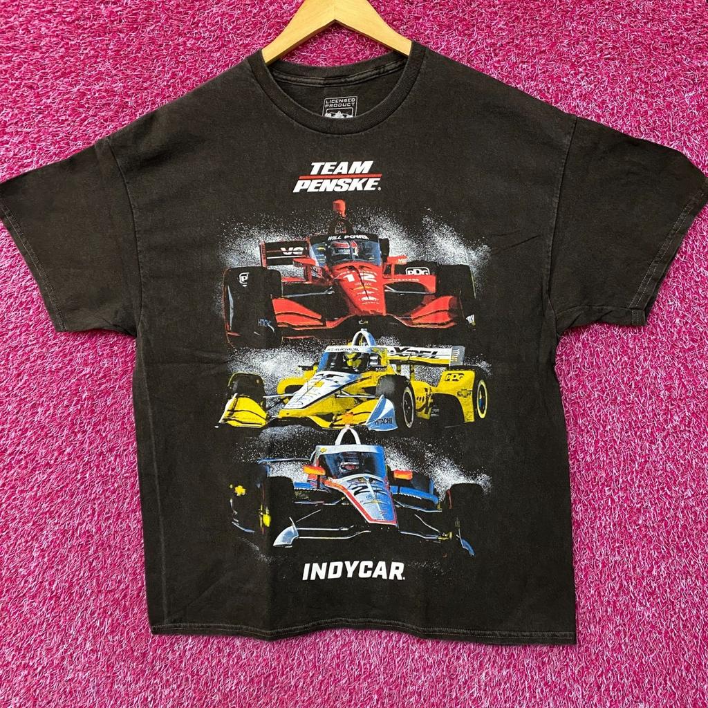 Maglietta Grafica Auto da Corsa IndyCar Team Penske