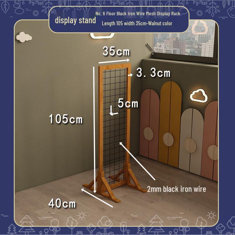 Handmade Display Shelf: Grid Photo Frame & Plant Rack for Kindergarten & Crafts