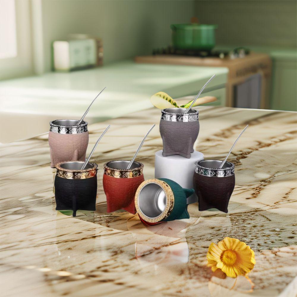 

260ml Insulated Cup Stainless Steel Eggshell Cup Creative Mate Cup Gifts червоний