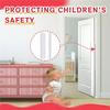 Clear Child Safety Door Hinge Protector Cover Finger Pinch Guard Baby Security For The Back Of Door Domestic Kindergarten School