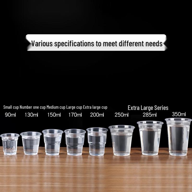 Transparent Thickened Disposable Plastic Cups