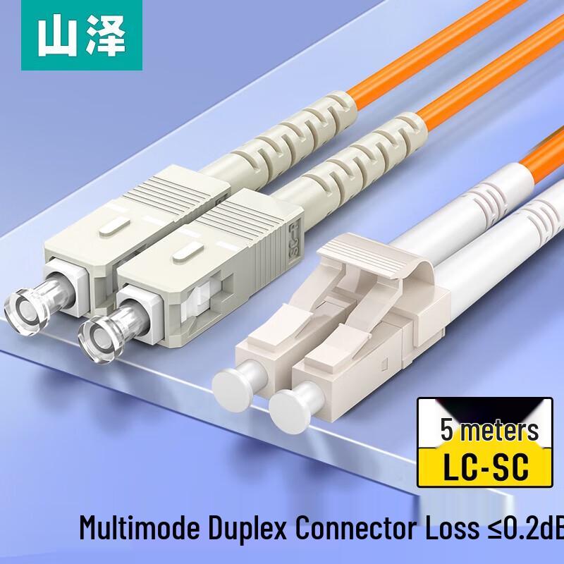 

Shan Ze Telecom-Grade Multi-Mode Dual-Core LC-SC Fiber Optic Patch Cable