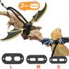 4Pcs Reptile Lizard Gecko Bearded Dragon Harness And Leash Adjustable Strap