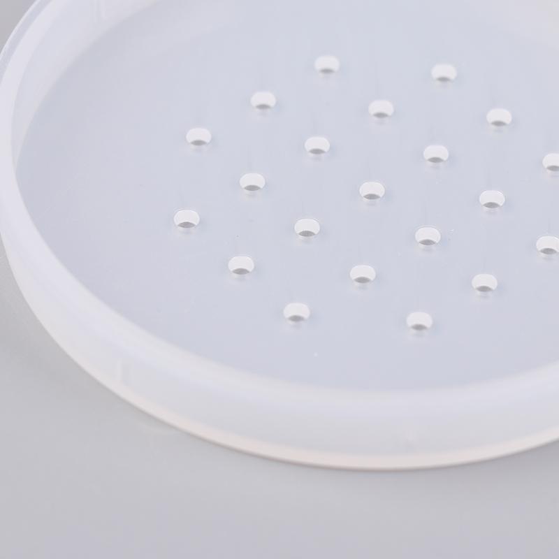 Powder Box Cosmetic Container Travel Empty Refillable Cosmetic Jar Pot Loose Face Powder Sifter Case With Mirror