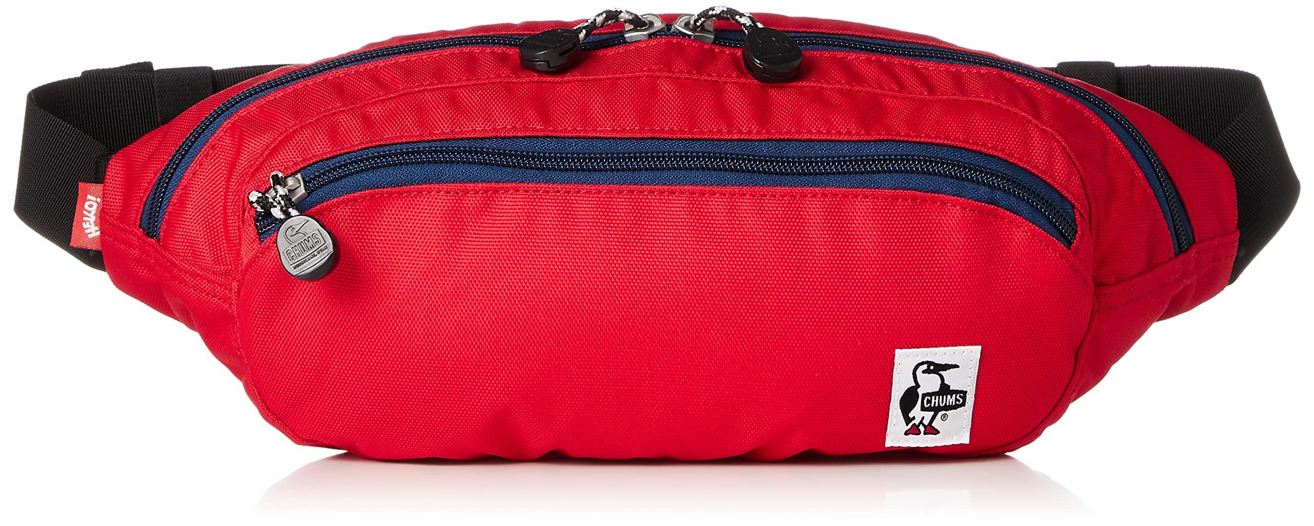 

Сумка на пояс Recycle Small Oval Waist Pack Red [Chums]