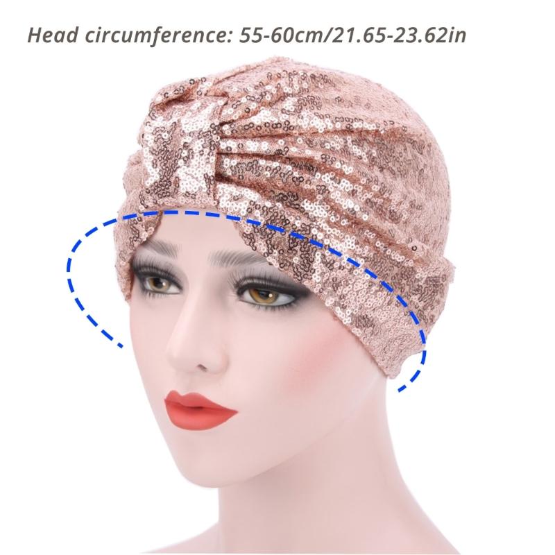Women Headwrap Headwear Hat Hair Scarf Perfect for Festivals and Celebrations Breathable Head Cover Headscarf