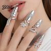 Manicure Compatible Jewelry Universal Fit Nail Ring Lightweight Adjustable Opening