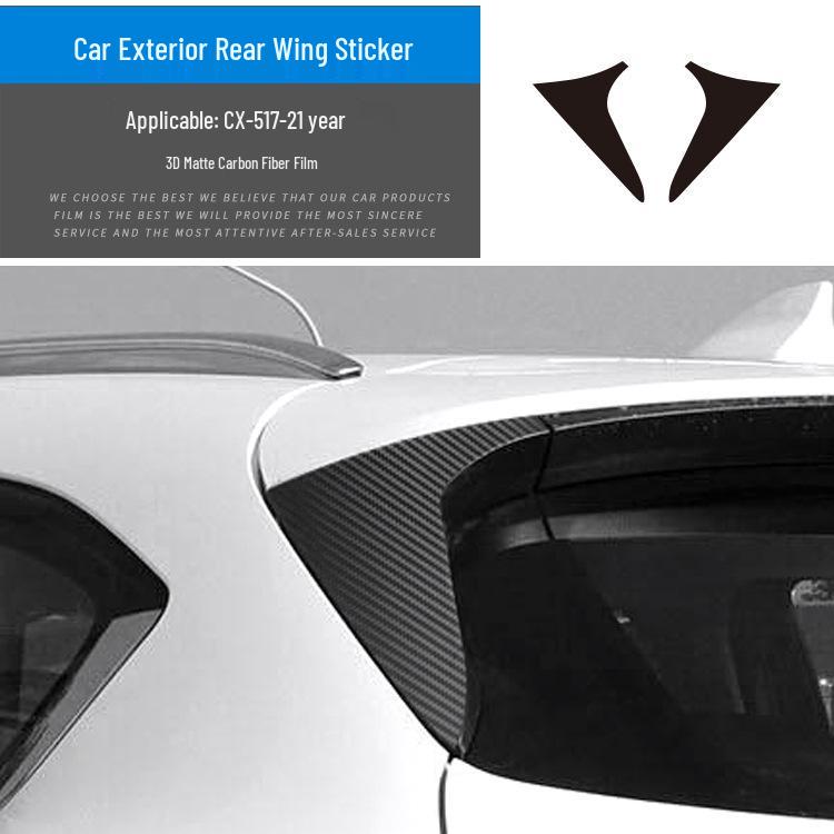 Mazda CX5/CX30 (17-21) Interior Carbon Fiber Sticker - Damage-Free Replacement