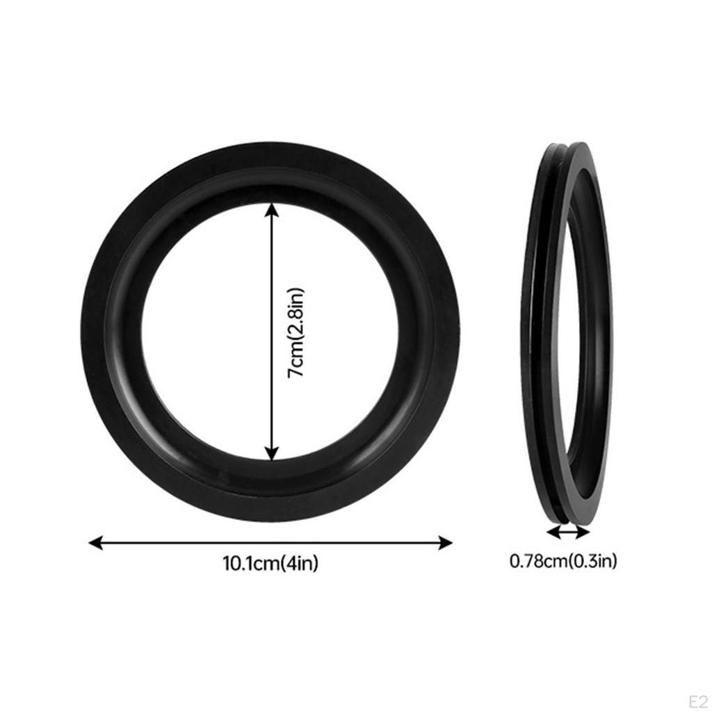 RV Toilet Seal Gasket Rubber Portable Easy to Install Premium Durability Replacement Accessories for