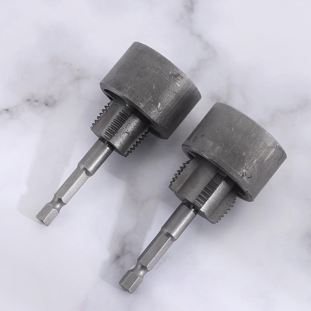 4/6 Points Pvc Pipe Threader Plumbing Tool Durable Internal and External Thread Opener Multifunction Waterpipe Tapping Tool