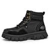 Martin boots shoes men's trendy autumn and winter high-top non-slip hiking shoes wear-resistant versatile tooling boots