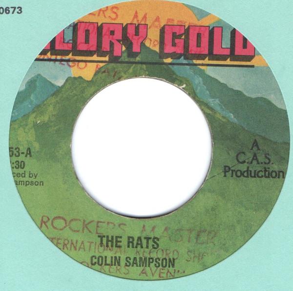 

7inch Record COLIN SAMPSON The Rats NONE Glory Gold Jamaica Reggae Ska Dub Used
