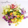 One Bouquet 7 Branch 28 Heads Cute Silk Daisy Artificial Decorative Flower DIY Wedding Floral Arrangement Home Room Table Decor