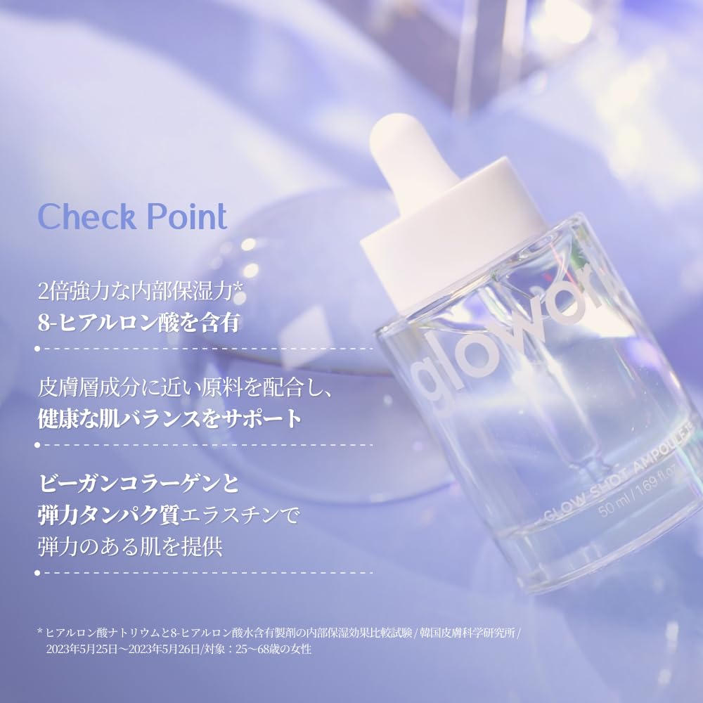 Gloworks Glow Shot Ampoule 15 50ml Serum Serum Essence Hyaluronic Acid Vegan Collagen Elastin Pore Hari Care Korean Cosmetics Gloworks Official