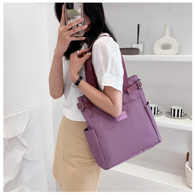 

Новая женская сумка сумка из ткани Оксфорд женская сумка через плечо сумка большая вместимость сумка для отдыха нейлоновая сумка фиолетовый
