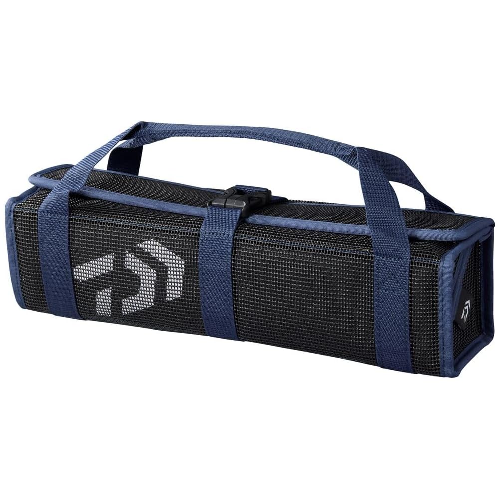 Daiwa Tackle Bag Jig Mesh Bag L(B) Blue Durable Fishing Gear Storage Bag