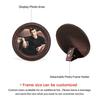 CONTACTS FAMILY Vintage Genuine Leather Desktop Picture Frame Children Family Lover Table Photo Frame