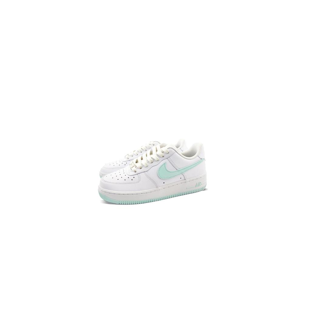 Nike Air Force 1 Slip Resistant Abrasion Resistant Low Top Skateboard Shoes Unisex White Green DD8959-100(Team1295-)
