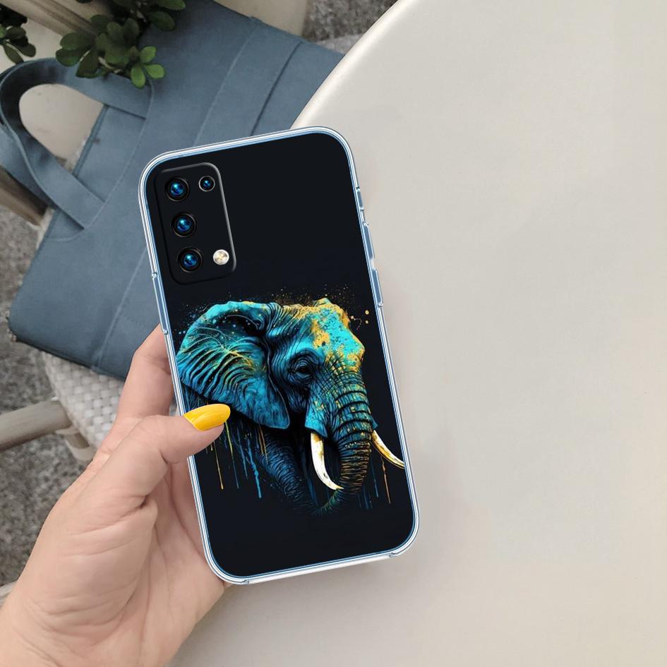 FM2 Animal Elephant Soft Shell Phone Case for Motorola Moto Edge 20 30 40 50 S30 Fusion Ultra Pro Neo Lite + G200 G23