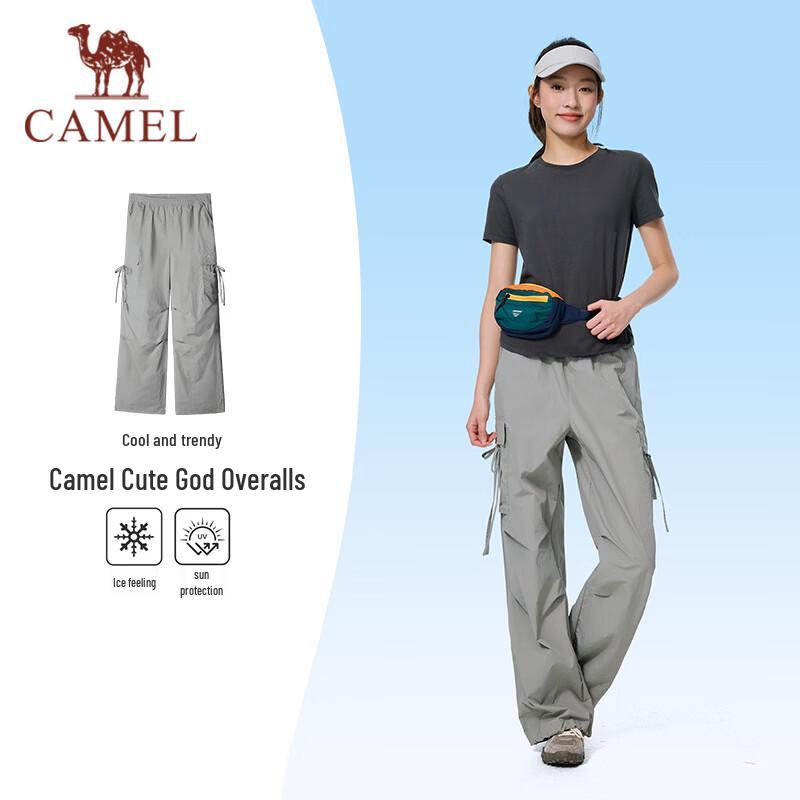 Camel Pantaloni Cargo da Donna Freschi al Tatto e ad Asciugatura Rapida