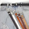 Korean Silver Buckle Belt Retro Waist Decoration Fashion Trouser Belt  Girl